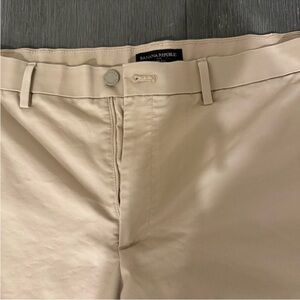 Banana Republic Tan Slim Fit Trousers